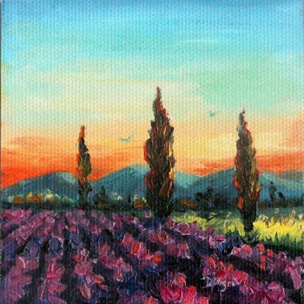 Painting Provence by Pigni Diana | Painting Figurative Oil Landscapes