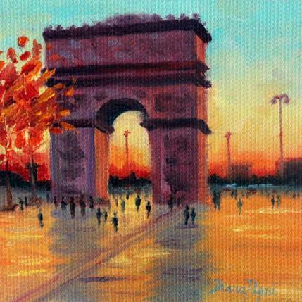 Painting Paris by Pigni Diana | Painting Figurative Oil Landscapes