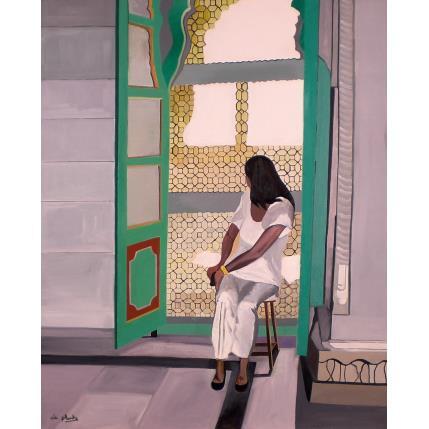 Painting Palais by Du Planty Anne | Painting Figurative Acrylic Life style