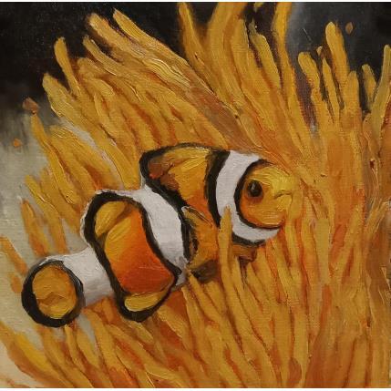 Gemälde Tropical fish von Parisotto Alice | Gemälde Figurativ Öl Natur, Tiere