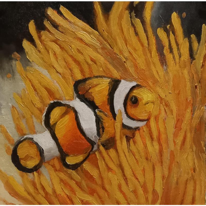 Painting Tropical fish by Parisotto Alice | Painting Figurative Oil Animals, Nature