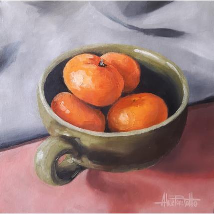 Peinture Mandarini par Parisotto Alice | Tableau Figuratif Huile Natures mortes