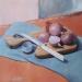 Painting Nature morte avec oignon by Parisotto Alice | Painting Figurative Still-life Oil