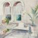Painting House in Tuscany by Lida Khomykova | Painting Figurative Still-life Watercolor