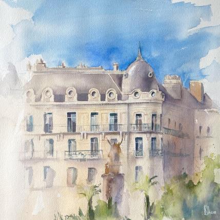 Painting House in Grenoble by Lida Khomykova | Painting  Watercolor