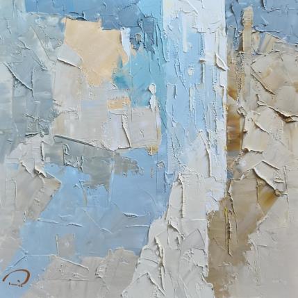 Peinture Blue and blue par Tomàs | Tableau Abstrait Huile Urbain