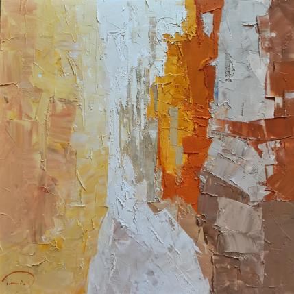 Painting Hot afternoon by Tomàs | Painting Abstract Oil Urban