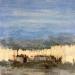 Gemälde Paris Montmartre von Rocco Sophie | Gemälde Art brut Pop-Ikonen Öl Acryl Collage Sand