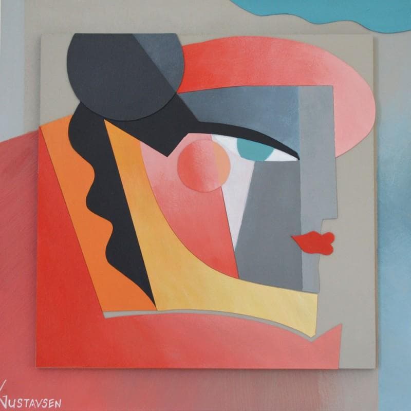 Gemälde Miami von Gustavsen Karl | Gemälde Figurativ Porträt