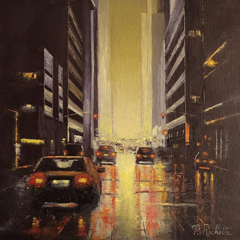 Painting City  by Rochette Patrice | Painting Figurative Urban Oil