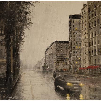 Painting Après la pluie  by Rochette Patrice | Painting Figurative Oil Urban