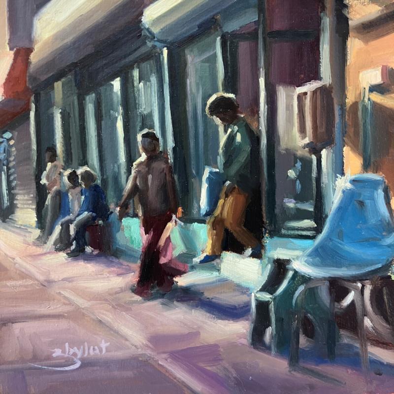 Painting Harlem by Zbylut Ludovic | Painting Figurative Life style Oil