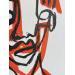 Peinture -Shock par Detovart | Tableau Figuratif Portraits Urbain Minimaliste Posca