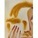 Painting -focus jaune by Detovart | Painting Figurative Portrait Society Life style Gouache