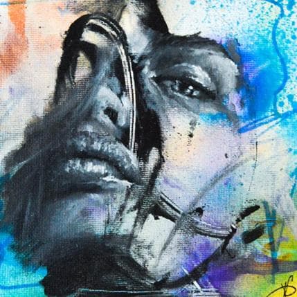 Painting Desire by YG | Painting Street art Mixed Portrait