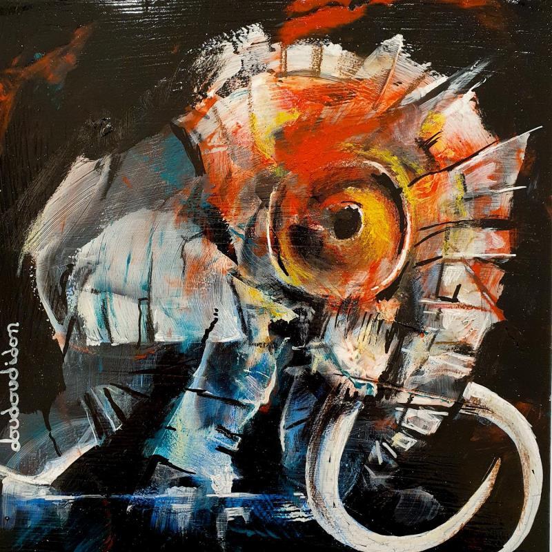 Painting Méca, glacial by Doudoudidon | Painting Raw art Animals Mixed Acrylic