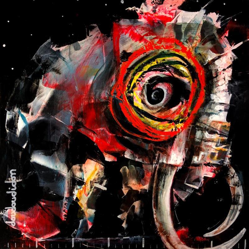 Painting APE AGE YEAH ! by Doudoudidon | Painting Raw art Acrylic, Metal Animals