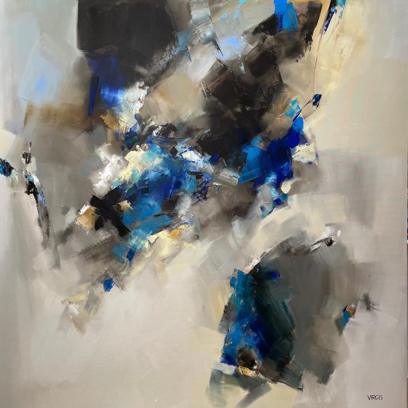 Painting Fragility and strength by Virgis | Painting Abstract Oil