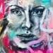 Painting Nemesis II by YG | Painting Street art Mixed Portrait