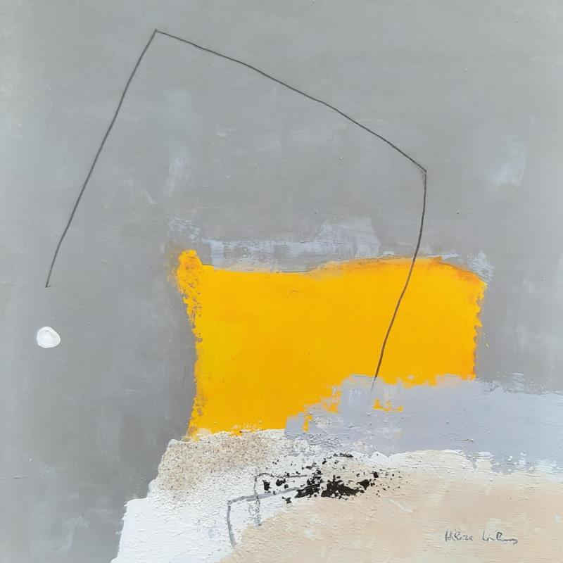 Peinture abstract gray B 32 par Wilms Hilde | Tableau Abstrait Carton, Collage Minimaliste