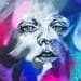 Painting Clémence by YG | Painting Street art Mixed Portrait