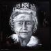 Painting Elizabeth II  by Dias | Painting Figurative Mixed Pop icons
