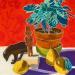 Peinture Au bord de la jungle par Auriol Philippe | Tableau Figuratif Plexiglas Acrylique Posca