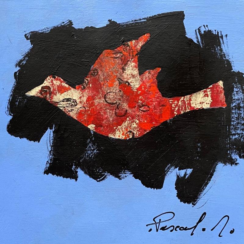 Painting 030-23 by Marcel Pascal | Painting Raw art Animals Oil