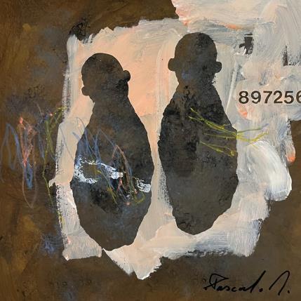 Gemälde 039-23 von Marcel Pascal | Gemälde Art brut Öl Alltagsszenen