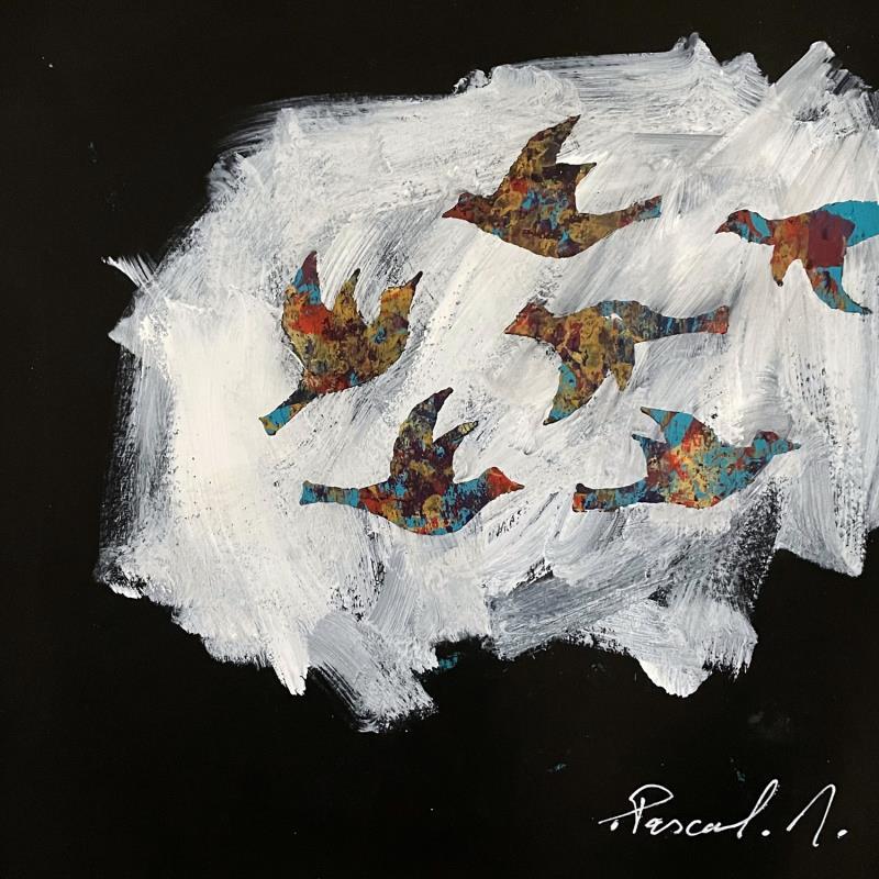 Painting 041-23 by Marcel Pascal | Painting Raw art Oil Animals