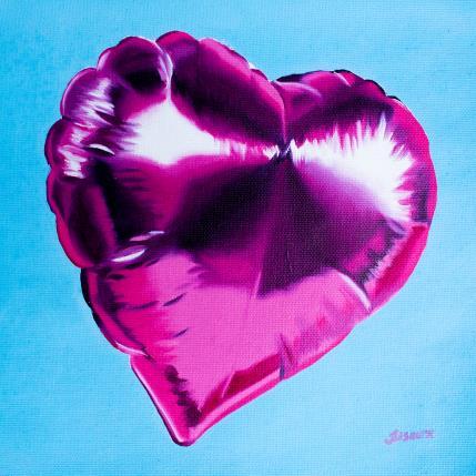 Gemälde Powerfull love von Bisoux Morgan | Gemälde Pop-Art Öl Stillleben