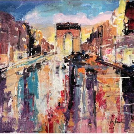 Painting La plus belle Avenue by Yavru Irfan | Painting Figurative Oil Urban