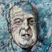 Peinture Tony Soprano par Luma | Tableau Pop-art Portraits Icones Pop Acrylique