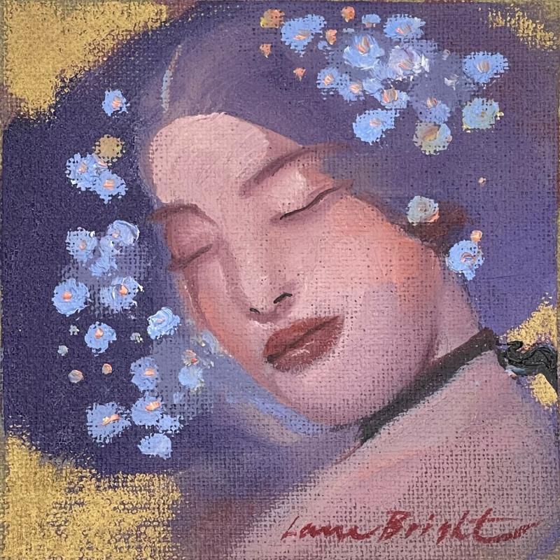 Painting Spring dream by Bright Lana  | Painting Figurative Oil Portrait