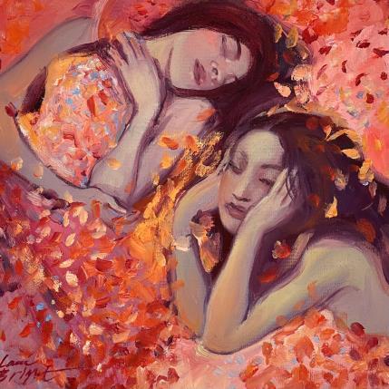 Painting Floral spring by Bright Lana  | Painting Figurative Oil Portrait