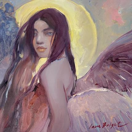 Painting Falling Angel by Bright Lana  | Painting Figurative Oil Portrait