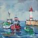 Painting ILE DE GROIX, BRETAGNE by Euger | Painting Figurative Landscapes Marine Oil