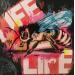 Peinture l'abeille Life  par Sufyr | Tableau Street Art Graffiti Acrylique