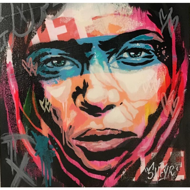 Gemälde regard d'exil Life  von Sufyr | Gemälde Street art Graffiti Acryl