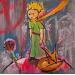 Gemälde le petit prince  von Sufyr | Gemälde Street art Graffiti Acryl