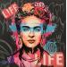 Painting Frida Kahlo Life by Sufyr | Painting Street art Graffiti Acrylic