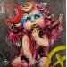 Gemälde l'ange cupidon  von Sufyr | Gemälde Street art Graffiti Acryl
