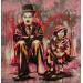 Painting Chaplin the kid by Sufyr | Painting Street art Graffiti Acrylic