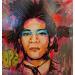 Peinture Basquiat  par Sufyr | Tableau Street Art Graffiti Acrylique