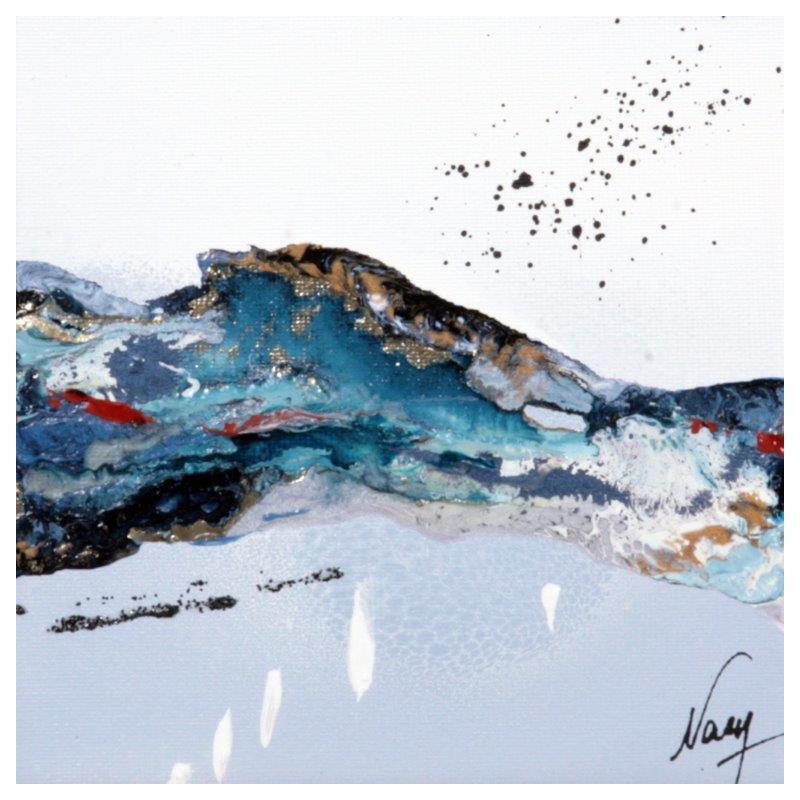 Painting C2017 by Naen | Painting Abstract Landscapes Life style Acrylic