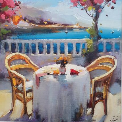 Painting On the Amalfi coast by Joro | Painting Figurative Oil Landscapes