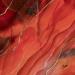 Peinture Rivage rubis par Baroni Victor | Tableau Abstrait Minimaliste Acrylique
