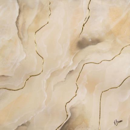 Peinture Douceur d'onyx par Baroni Victor | Tableau Abstrait Acrylique minimaliste