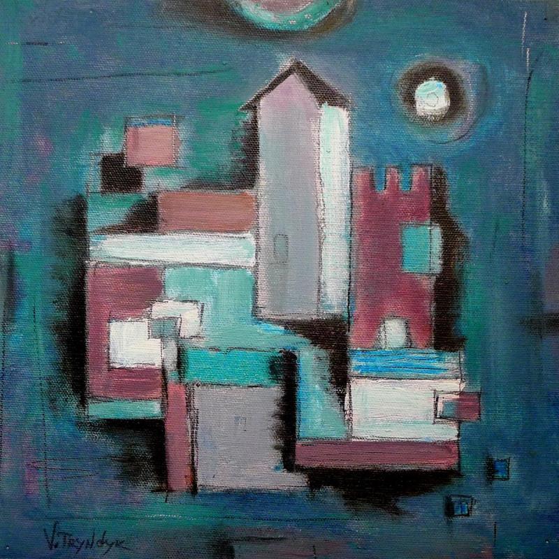 Painting Fata morgana (1) by Tryndyk Vasily | Painting Abstract Oil Minimalist