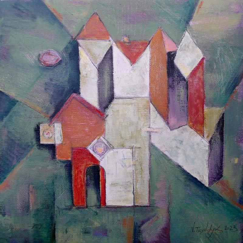 Painting Fata morgana (2) by Tryndyk Vasily | Painting Abstract Oil Minimalist
